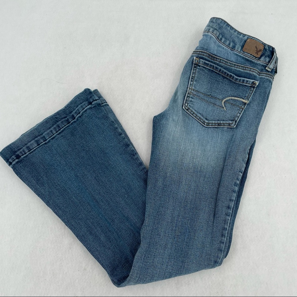 AMERICAN EAGLE Women’s Modern Flare Stretch Denim Jeans size: 6 Regular